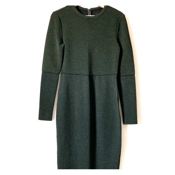 Andrew Marc Dresses & Skirts - Green body con knit dress